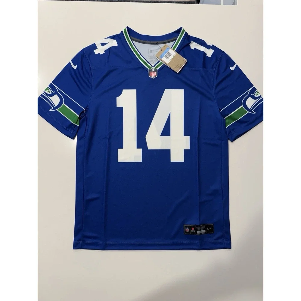 Nike Men's Seattle Seahawks #14 DK Metcalf Jersey 94NM-03LD-78F-4W0 Size Medium